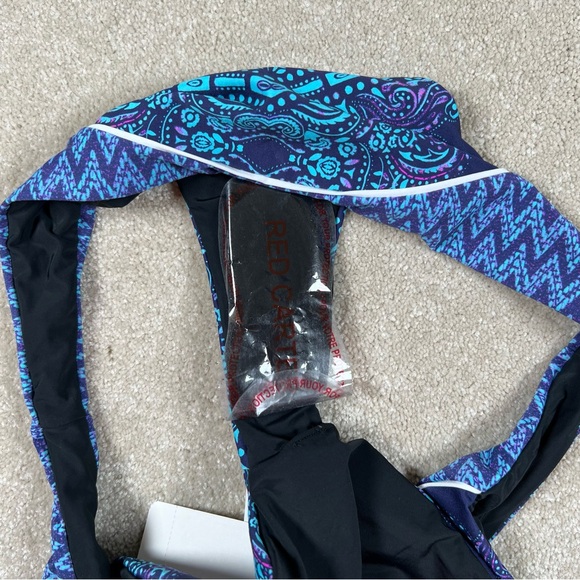 Red Carter Bikini 2 Piece Swim NWT Cali Cut Bottom Halter Top Convertible Medium - Picture 15 of 16